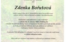 Zdenka Bořutová - parte