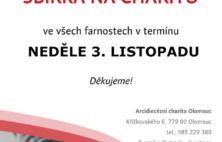 Sbírka na Charitu 3. listopadu